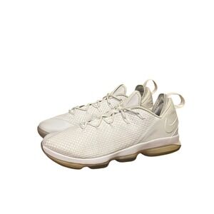 Nike LeBron 14 Low Men's Size 13.5 Basketball Shoes White Ice 878638- 101